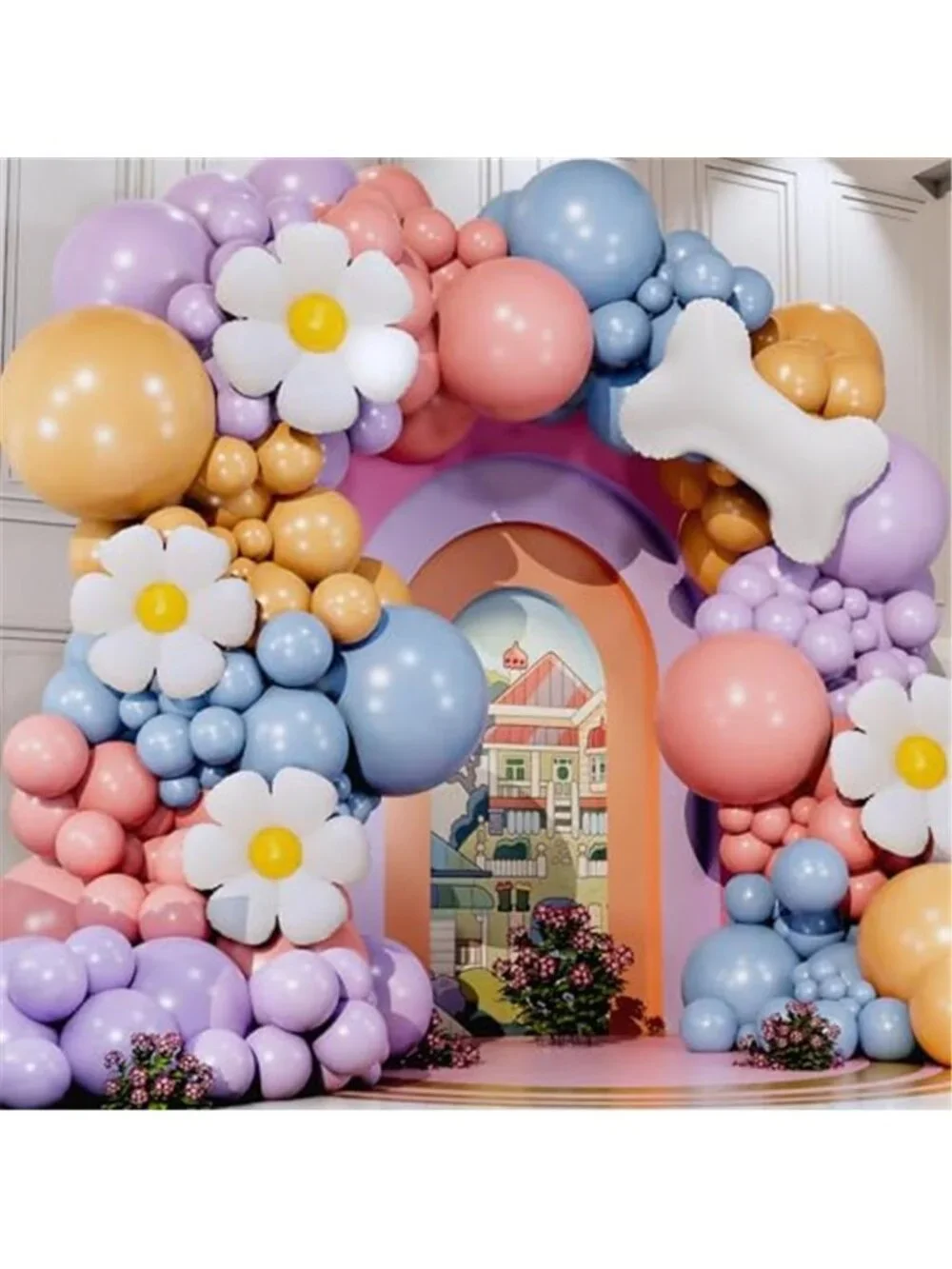 Blue Balloon Garland Kit Puppy Birthday Party Decorations Balloon Arch DIY